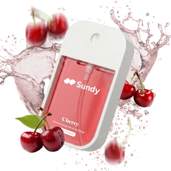 Sundy Cherry | Verfrissende Kersen geur | Handdesinfectiespray